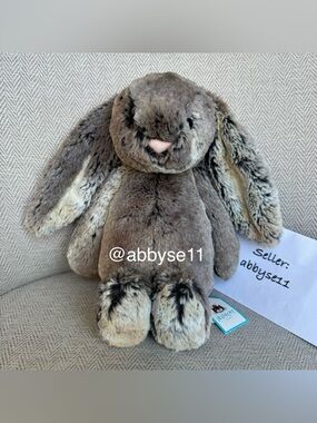 Jellycat Bashful Woodland Bunny - Medium - Authentic - BNWT - Fast Ship